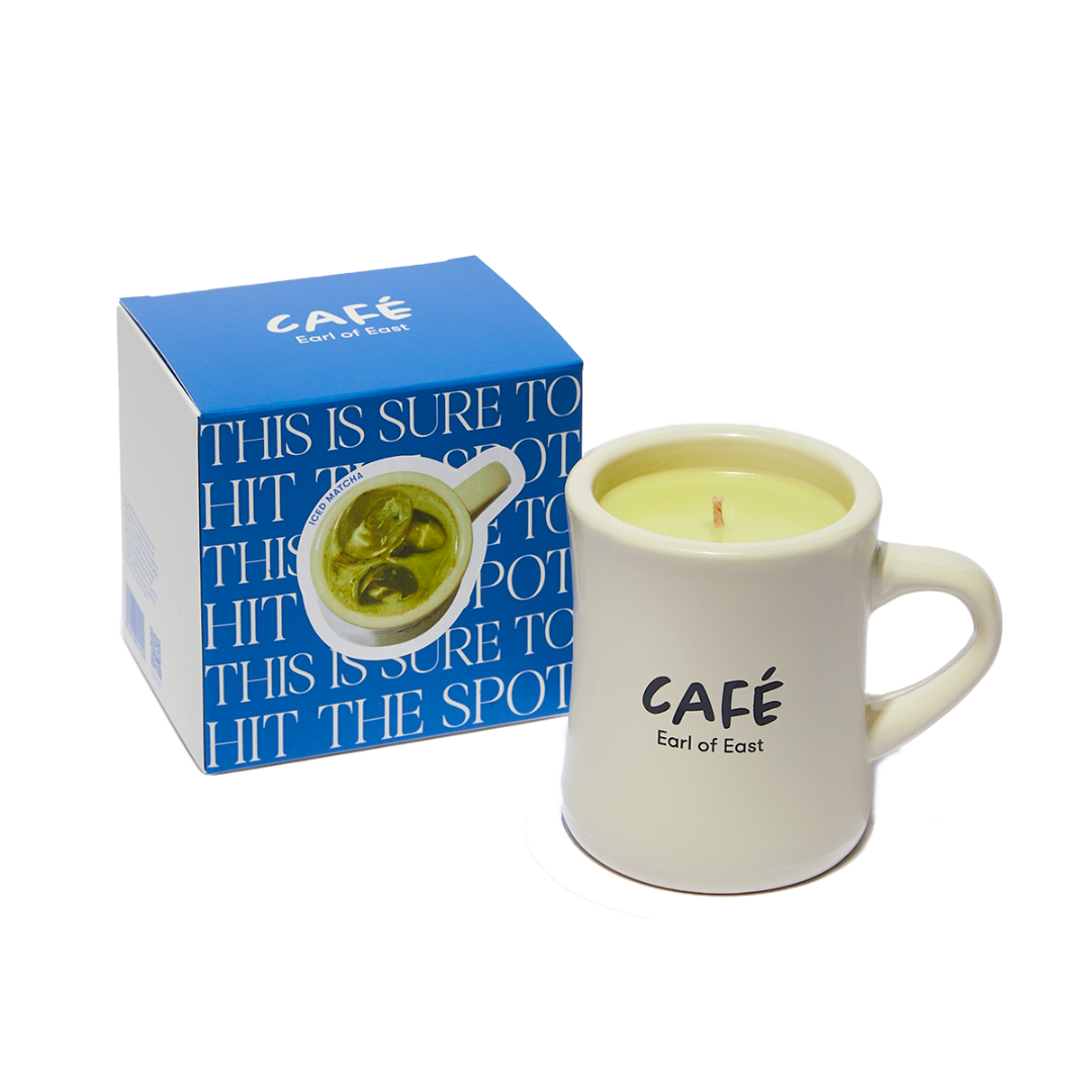 earl of east Soy Wax Café Candle - Iced Matcha - 300mL, Soy Wax Café Candle - Iced Matcha - 300mL, earl of east, pourhommies.