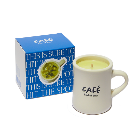 earl of east Soy Wax Café Candle - Iced Matcha - 300mL, Soy Wax Café Candle - Iced Matcha - 300mL, earl of east, pourhommies.