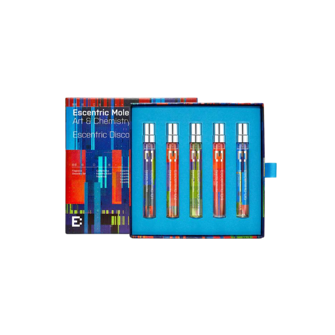 Escentric Molecules Escentric Discovery set 5 x 8.5mL, Escentric Discovery Set 8.5mL, Escentric Molecules Perfumes and Eau De Toilette, PourHommies.