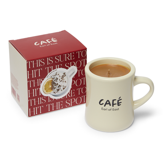 earl of east Soy Wax Café Candle - Hot Chocolate - 300mL, Soy Wax Café Candle - Hot Chocolate - 300mL, earl of east, pourhommies.