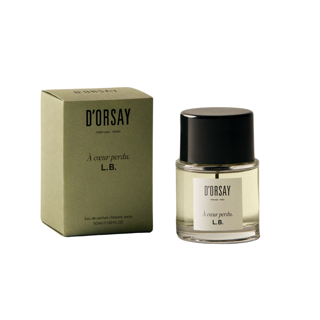 À cœur perdu. L.B., 50mL, D'orsay fragrances and Maison D'orsay, PourHommies, À cœur perdu. L.B., 50mL.