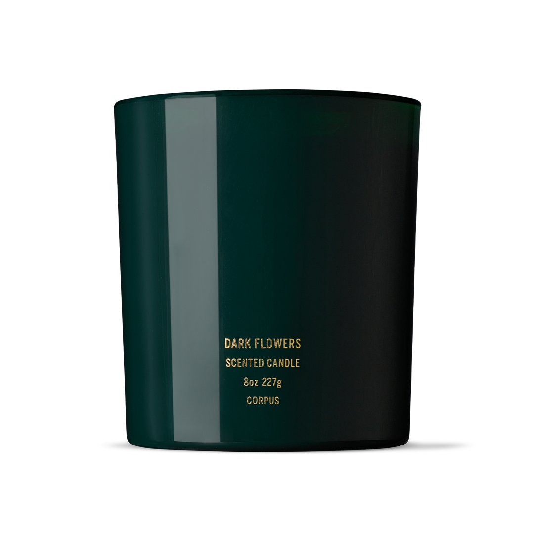 CORPUS Dark Flowers Scented Candle 227g, Dark Flowers Scented Candle 227g, Corpus Natural Deodorants, PourHommies.