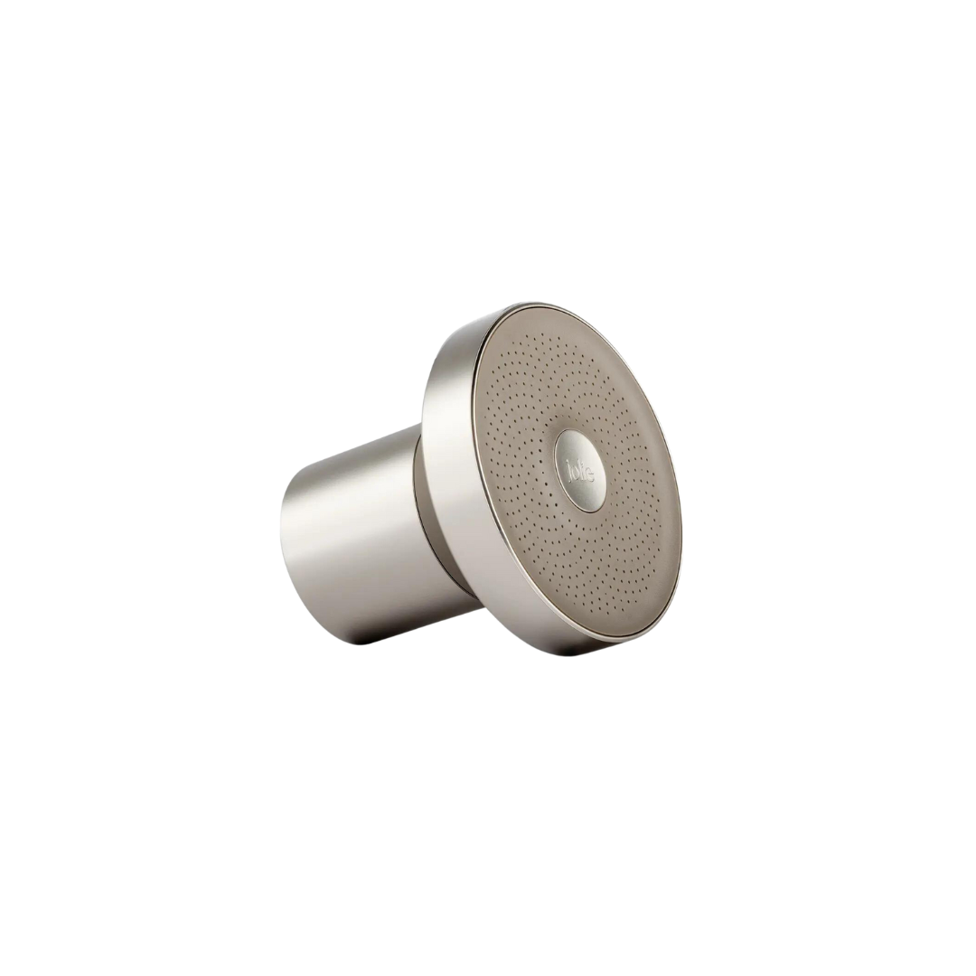 Jolie Skin Co Filtered Showerheads Brushed Steel, Brushed Steel Filtered Showerhead, Jolie Skin Co, PourHommies.