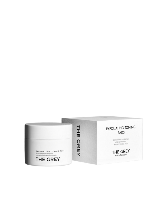 The Grey Skincare Exfoliating Toning Pad x50, Exfoliating Toning Pad x50, facial toner, face exfoliator, The Grey Skincare, PourHommies