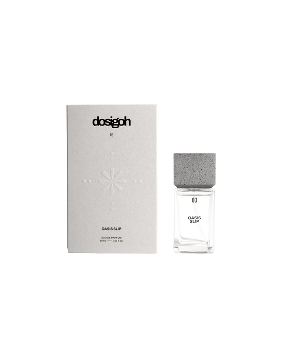 dosigoh concreted perfumes 03. OASIS SLIP Eau de Parfum, 30mL, dosigoh concreted perfumes, pourhommies.