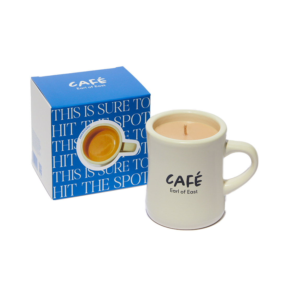 earl of east Soy Wax Café Candle - Americano - 300mL, earl of east, Soy Wax Café Candle - Americano - 300mL, pourhommies.