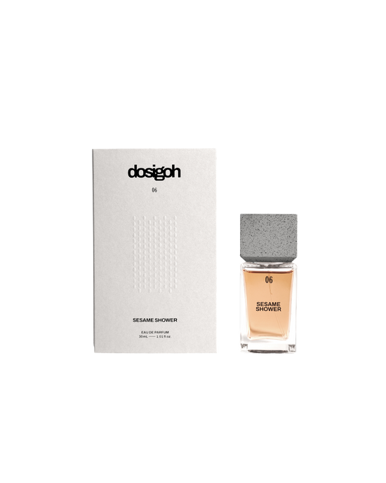 dosigoh concreted perfumes, 06. SESAME SHOWER Eau de Parfum, 30mL, 06. SESAME SHOWER Eau de Parfum, 30mL, dosigoh concreted perfumes, pourhommies.