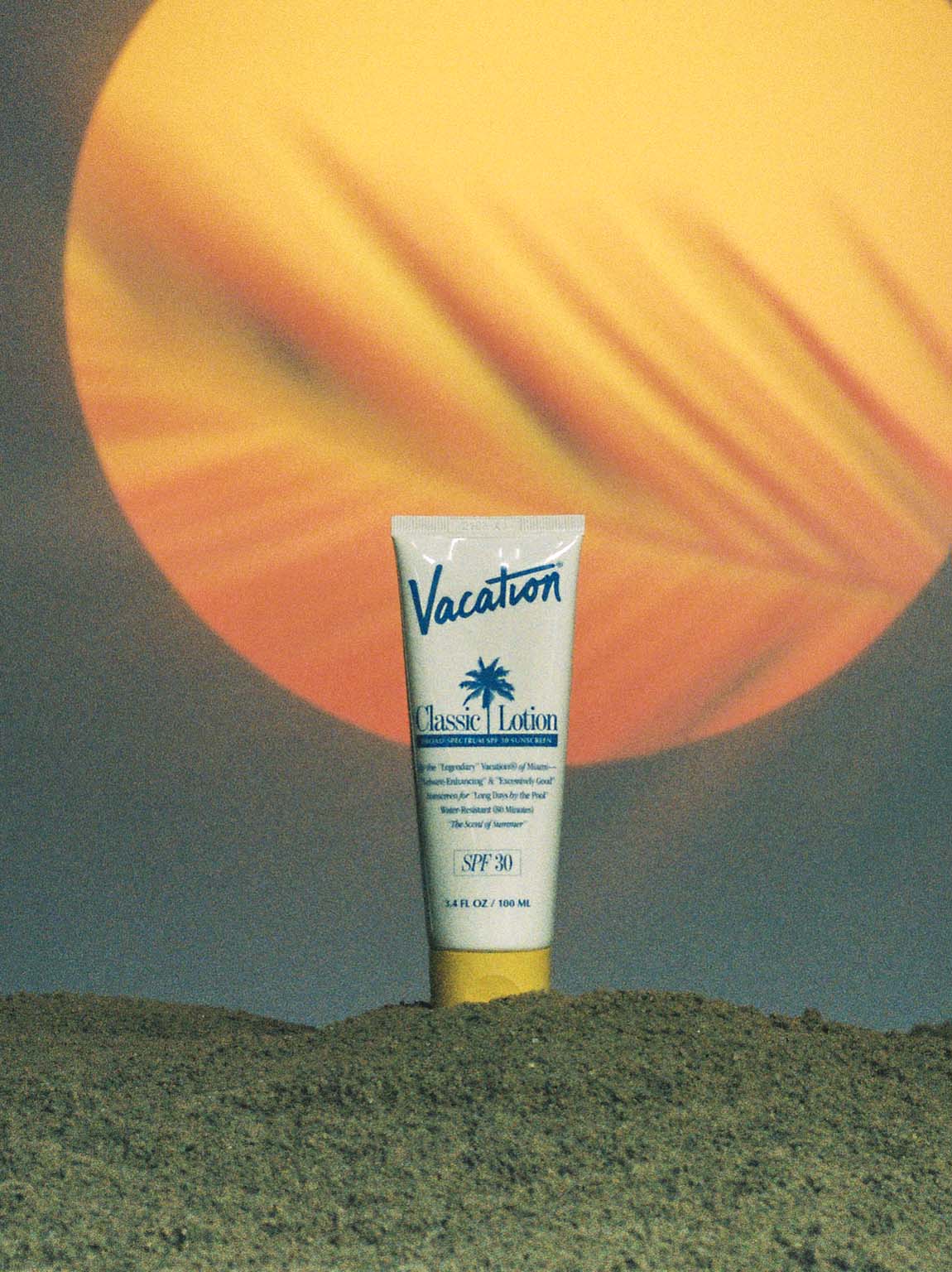 Vacation® Classic lotion SPF 30 100mL, Classic lotion Sunscreen SPF 30 100mL, Vacation Sunscreens, PourHommies. 